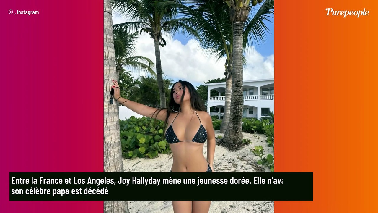 À 17 ans, Joy Hallyday marche dans les pas de son père Johnny, sa mère Laeticia Hallyday partage sa fierté