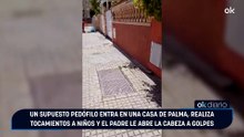 Un supuesto pedófilo entra en una casa de Palma, realiza tocamientos a niños y el padre le abre la cabeza a golpes