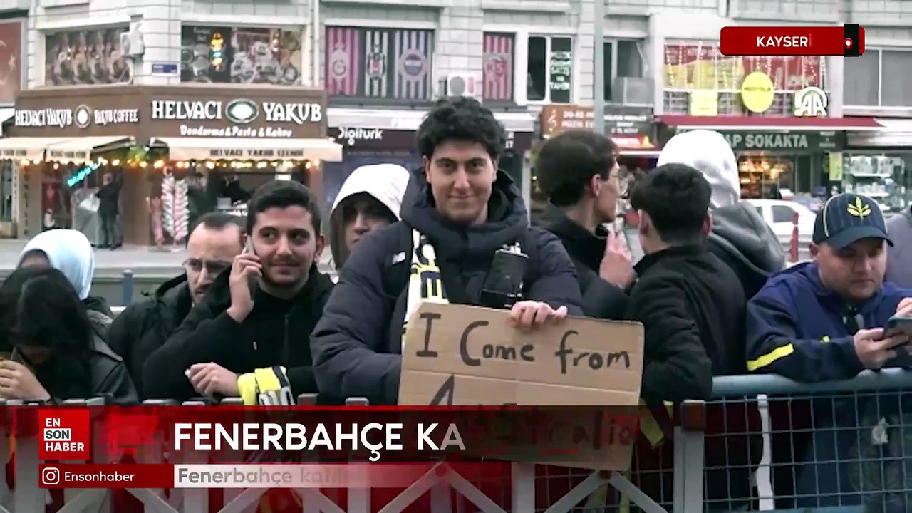 Fenerbahçe kafilesi, Kayseri'ye geldi