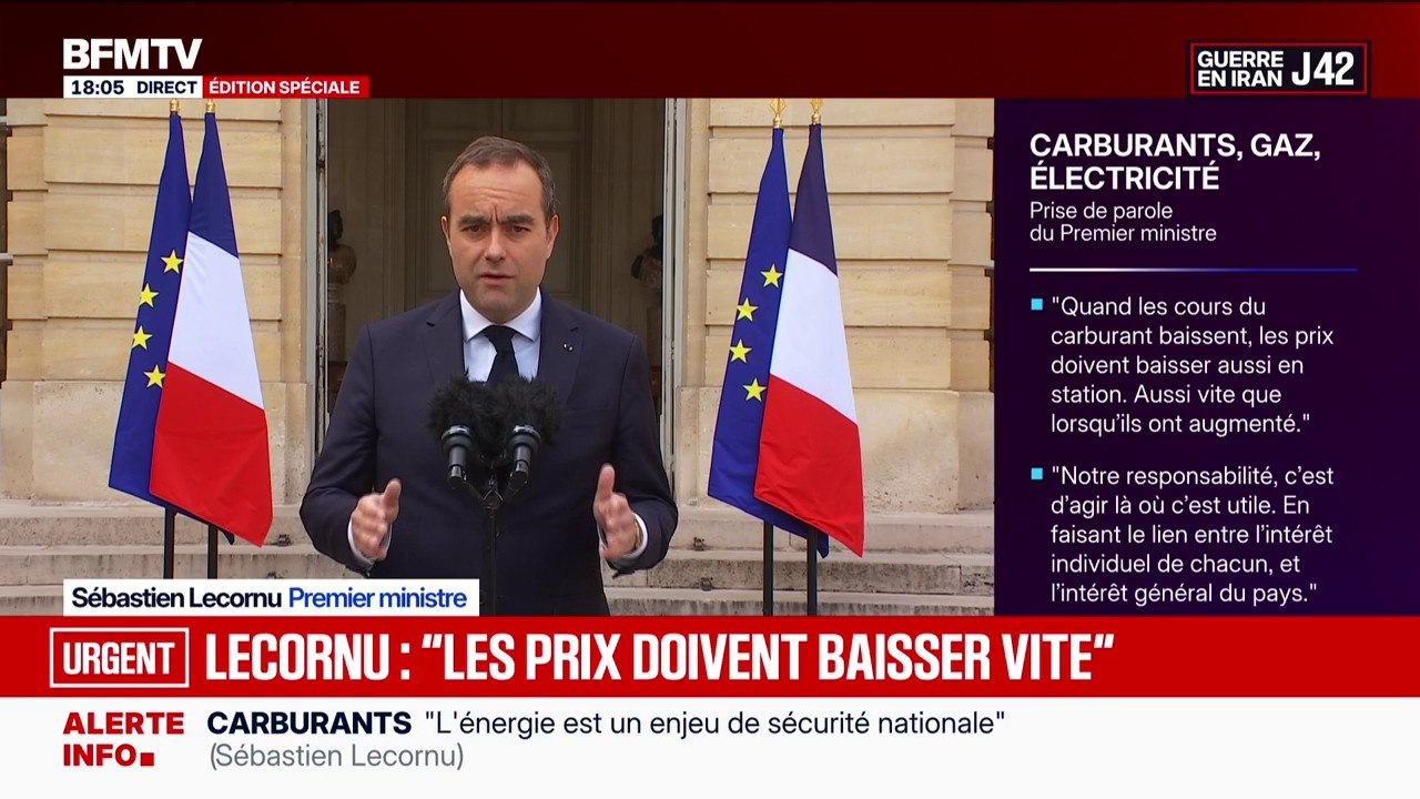 Sébastien Lecornu: "Tant que nous dépendrons du...