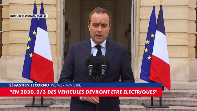 Sébastien Lecornu : «50 000 véhicules supplémentaires vont être subventionnés dès cette année».