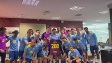 Ferran alcanza los 200 partidos con el Barça