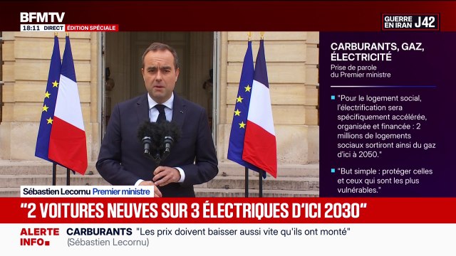 Voitures électriques: Sébastien Lecornu annonce le retour des voitures à loyer mensuel modéré (...) pour les ménages les plus modestes dans le cadre du leasing social