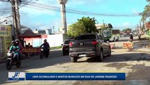 Buracos enormes na Avenida Antônio da Costa Azevedo, em Olinda