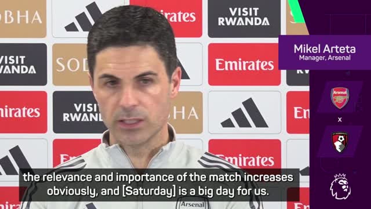 Fans need to bring their dinner - Arteta urges support in important PL clash