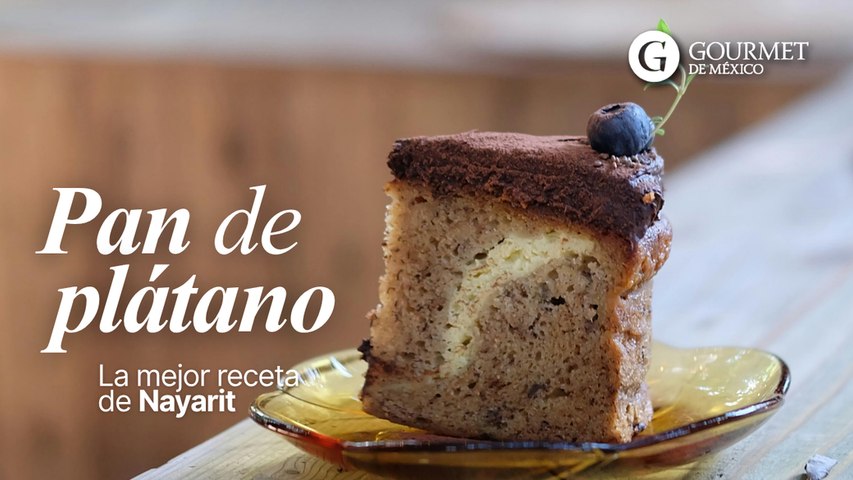 El pan de plátano de Nayarit