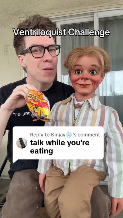 its the camraman talking
