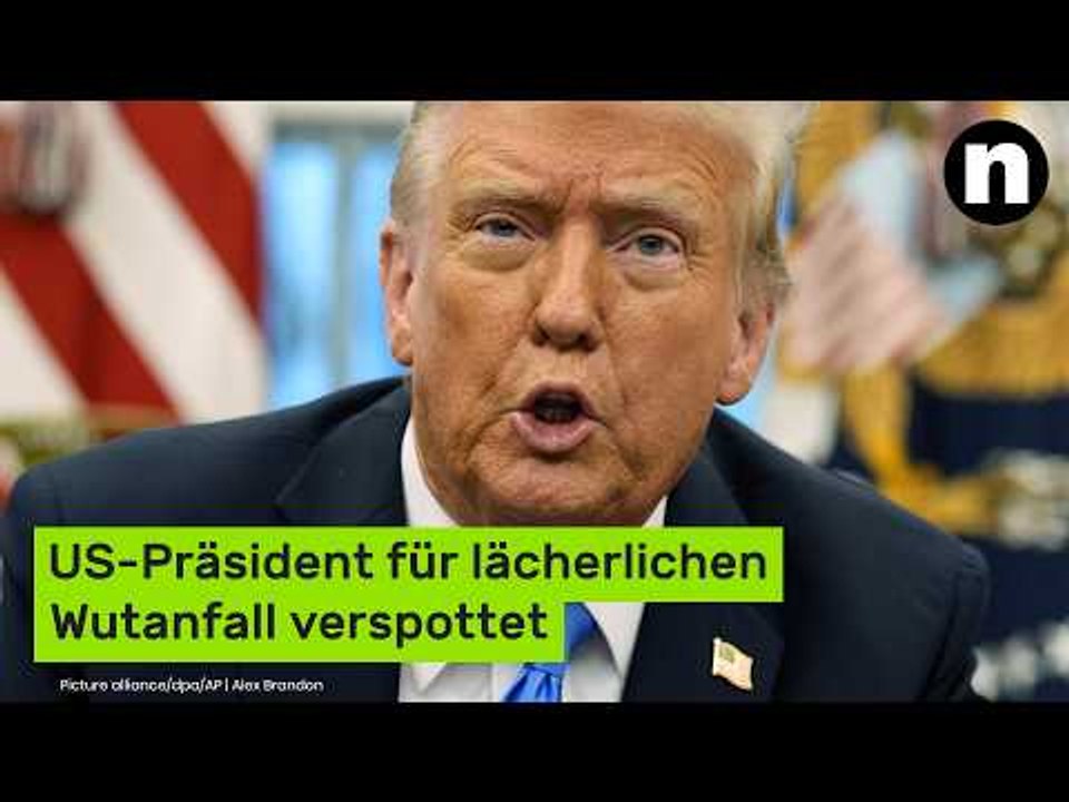 Donald Trump: 'Er hält einfach nicht die Klappe' - Präsident für lächerlichen Wutanfall verspottet