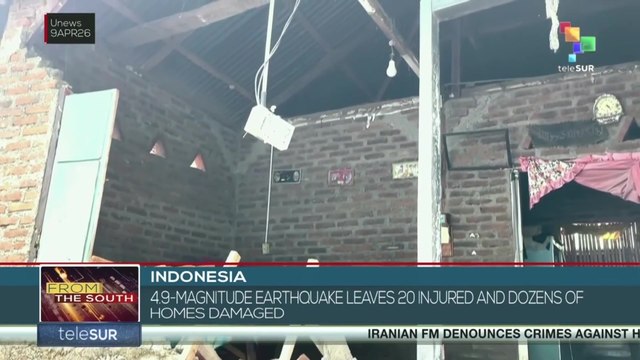 Indonesia | 4.9-magnitude earthquake leaves 20 injured and dozens of homes damaged