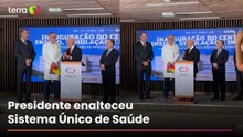 ‘Precisamos jogar fora o complexo de vira-lata’, diz Lula ao relembrar tratamento no SUS do filho