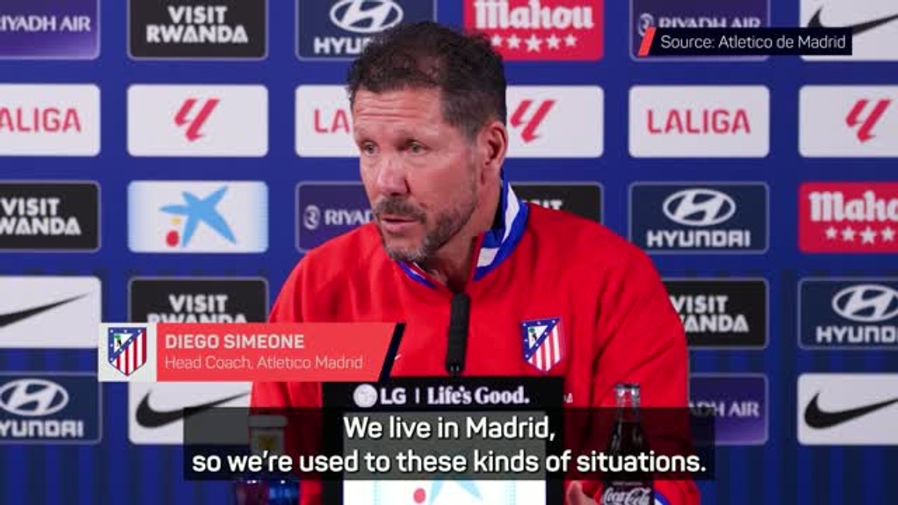 'We're used to that in Madrid' - Simeone addresses Barcelona's referee complaint
