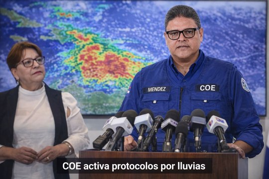 Indomet advierte: Vaguada provocará fuertes lluvias en las próximas horas. El COE activa protocolos