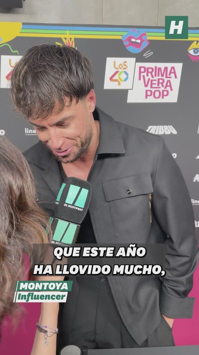 Montoya, influencer, recuerda a Juan Magán en la alfombra roja de los premios "LOS40 Primavera Pop 2026": "esa fue mi adolescencia y ahí fuimos hombres"