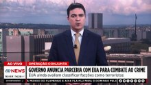 Combate ao crime: governo anuncia parceria com os Estados Unidos | TEMPO REAL