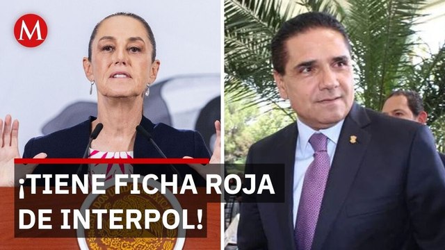 Sheinbaum confirma que hay ficha roja para localizar a Silvano Aureoles