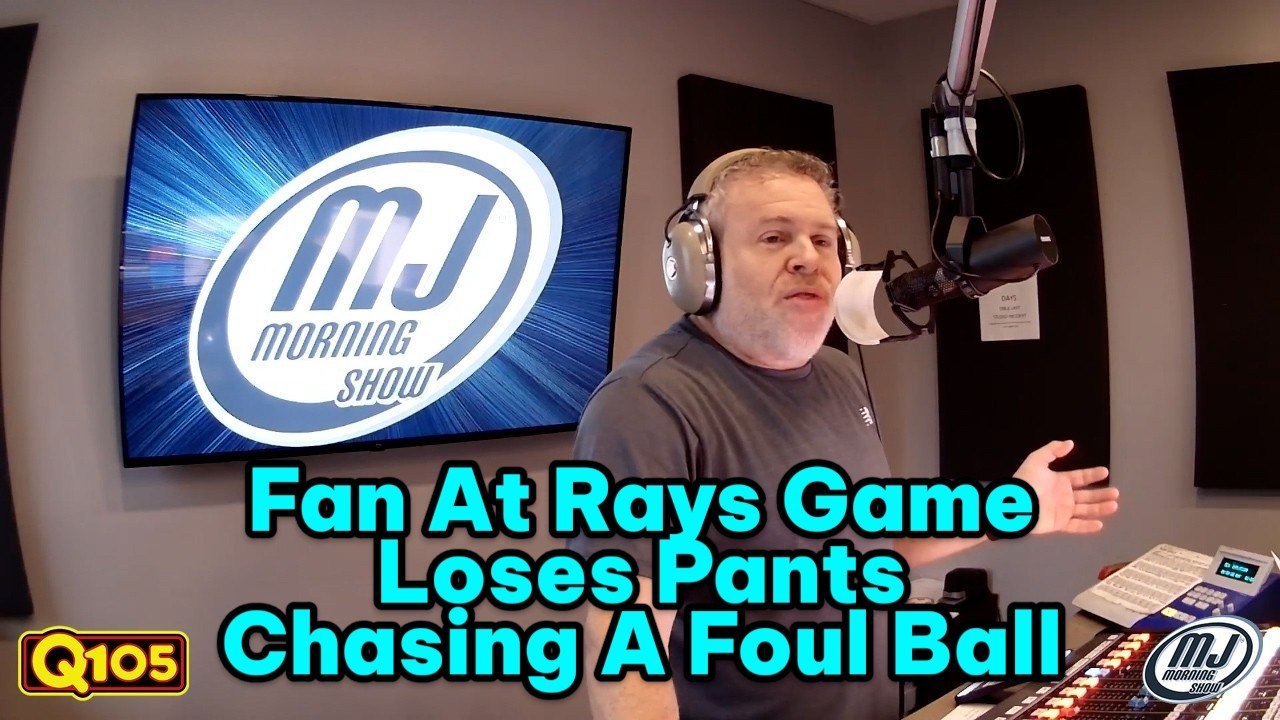 A Fan A Tropicana Field Loses His Pants Chasing...