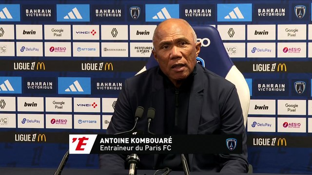 Antoine Kombouaré : « Les joueurs ont été monstrueux » - Foot - Ligue 1 - Paris FC