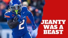Asthon Jeanty was unstoppable during his historic run with Boise State