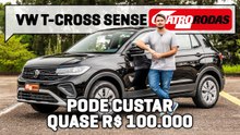 VW T-Cross Sense CUSTA MENOS que Polo e oferece mais espaço e conforto