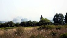 San Giovanni Suergiu, incendio nelle campagne: interviene anche l'elicottero
