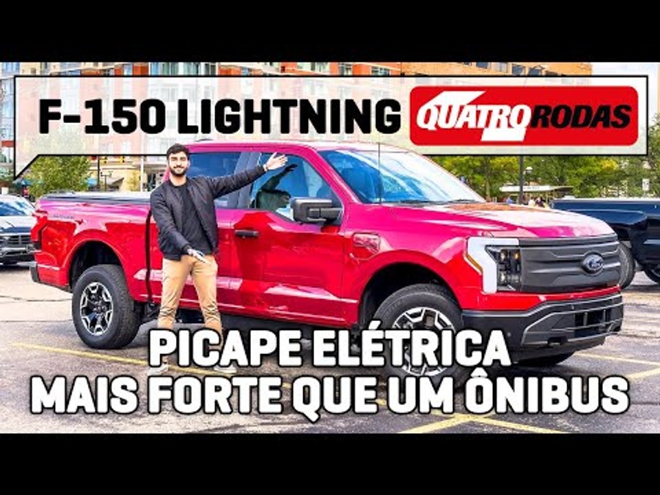 Ford F-150 Lightning: andamos na PICAPE ELÉTRICA MAIS FORTE que um ônibus