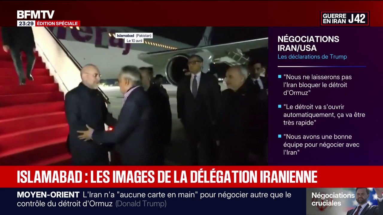 La délégation iranienne est arrivée au Pakistan en vue de pourparlers entre Washington et Téhéran