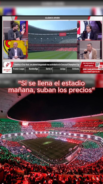 Las pruebas del Estadio Ciudad de México continúan en el América vs Azul