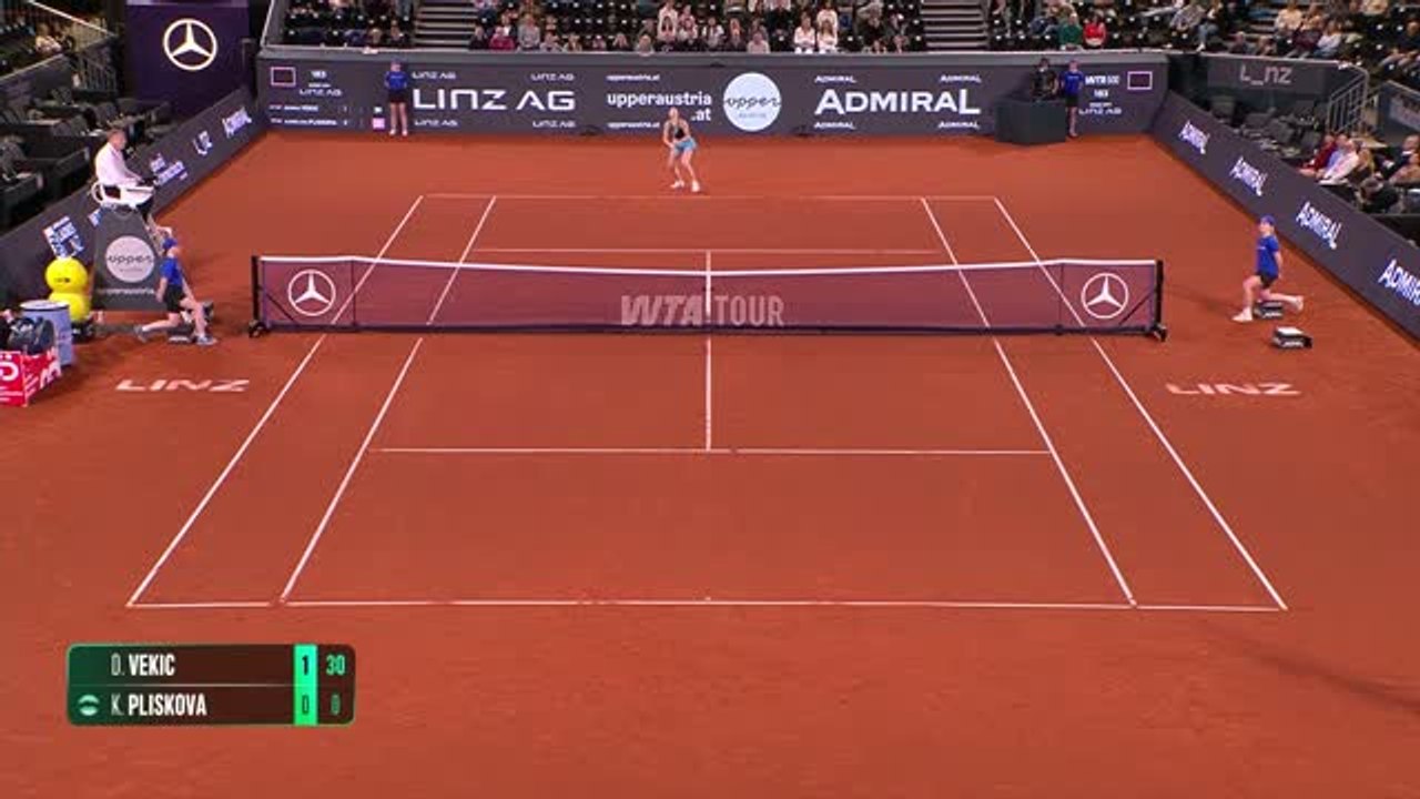 Linz - Vekic élimine Pliskova