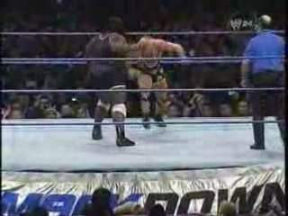 Kurt Angle vs Mark Henry vs Undertaker 4/3/08 pt2