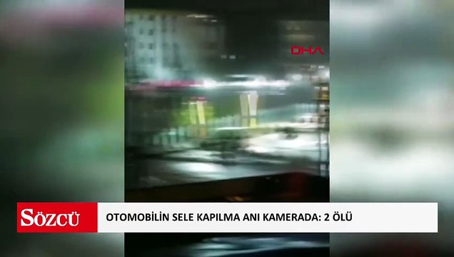 Osmaniye’de içinde 2 kişinin öldüğü otomobilin sele kapıldığı anlara ait görüntüler ortaya çıktı!