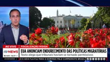 EUA anuncia endurecimento das políticas imigratórias | TEMPO REAL