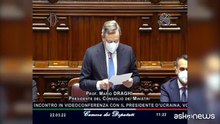 Draghi: "L'Ucraina combatte per la libertà di tutti"
