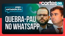 Nikolas Ferreira e Jorge Seif trocam ofensas em grupo da oposição no WhatsApp