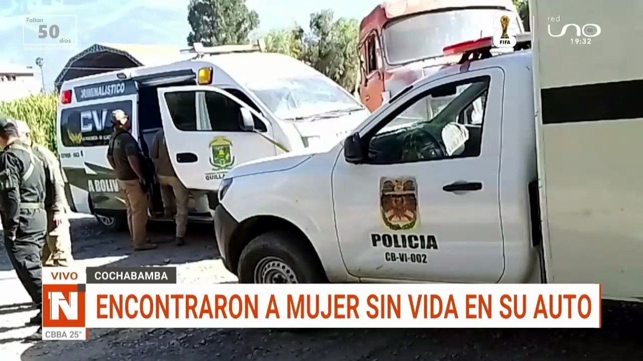 MUJER SIN VIDA EN AUTO CBBA