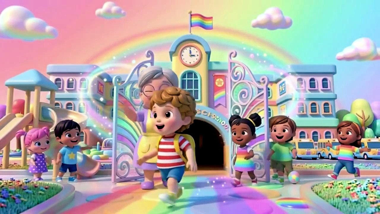 “First Day of School Song | Fun Kids Cartoon Nursery Rhyme | CoComelon Style”