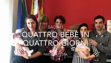 Sadali, quattro bebè in quattro giorni: in paese è festa