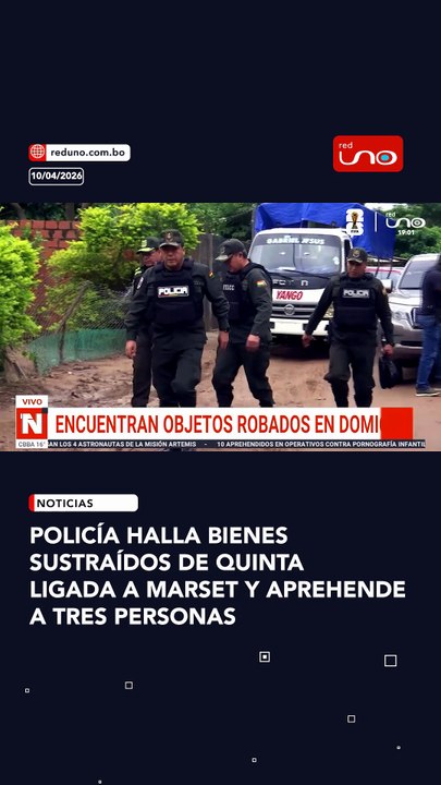 HALLARON OBJETOS ROBADOS DE MARSET