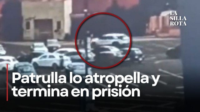 Joven es atropellado por patrulla y termina preso por robo en Iztapalapa