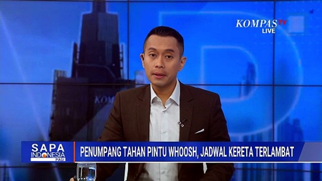 Aksi Penumpang Tahan Pintu Whoosh Akibatkan Jadwal Kereta Terlambat | SAPA PAGI