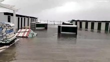 stabilimento l'ottagono devastato dalla mareggiata - video giuseppe ungari