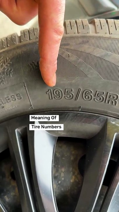 What do tire numbers mean