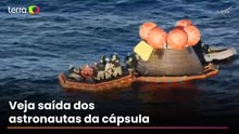 Astronautas da Artemis II retornam à Terra e são resgatados; veja saída da cápsula