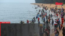 Musim menjala, candat sotong tepi pantai cetus fenomena luar biasa