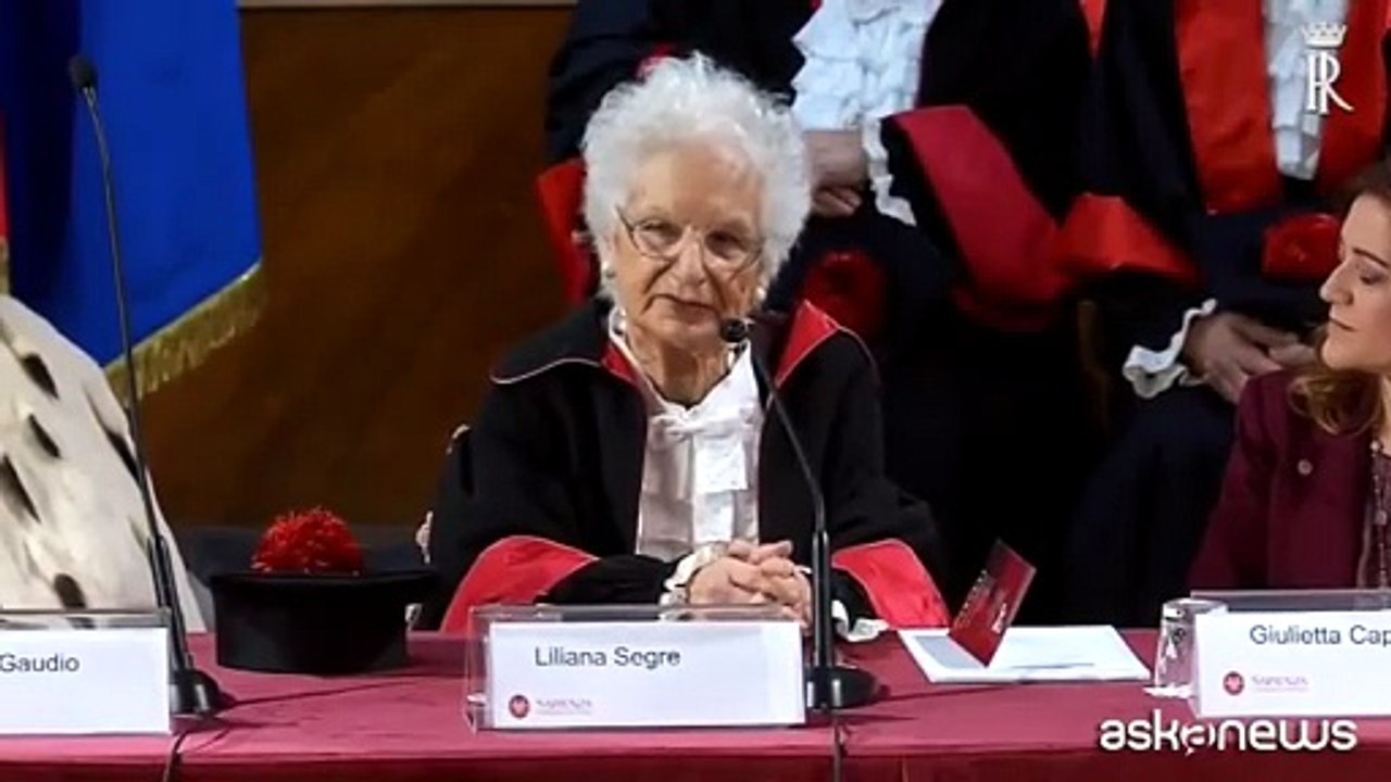 Alla Sapienza dottorato honoris causa per Liliana Segre
