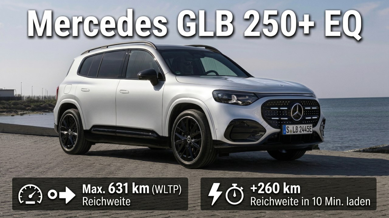 2026 Mercedes GLB 250+ EQ Technologie in Hightech-Silver Metallic