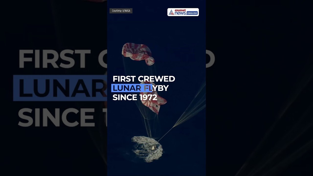 Artemis II Astronauts Splash Down Safely After Historic 10-Day Moon Mission | NASA #Shorts