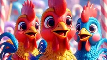 New chicken cartoon dancing enjoying!