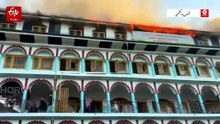 سرینگر: حیدرپورہ کے دارالعلوم میں خوفناک آتشزدگی، ایک فائر مین زخمی