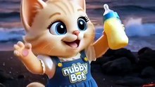 Baby little kitty sweetest dance 😻🐾🍼
