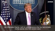 Trump all'attacco di Kamala Harris: "Disse cose orribili su Biden"